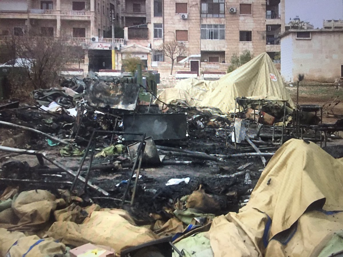Halep’te Rus askeri hastanesine saldırı